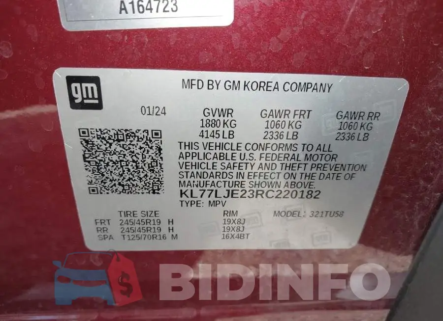 KL77LJE23RC220182 Photo# 9