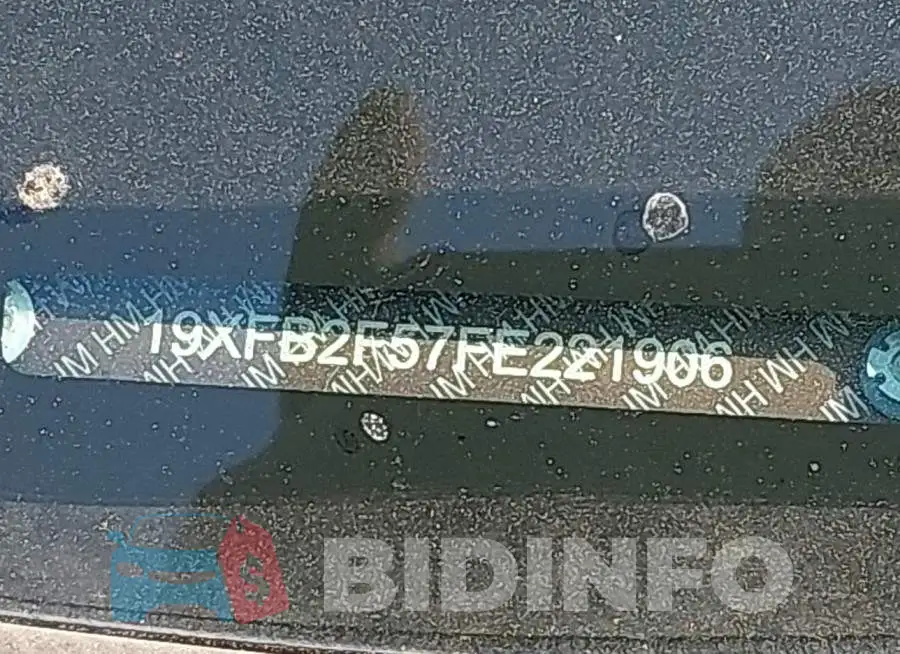 19XFB2F57FE221906 Photo# 9