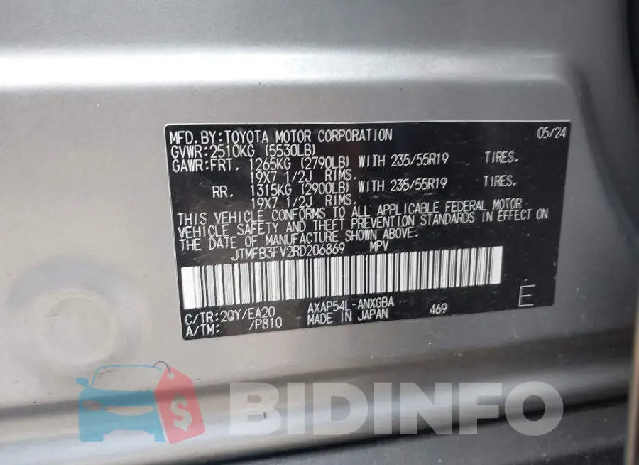 JTMFB3FV2RD206869 Photo# 9