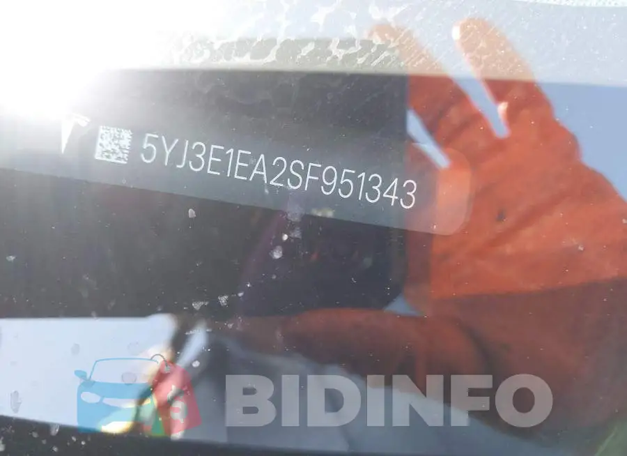 5YJ3E1EA2SF951343 Photo# 9