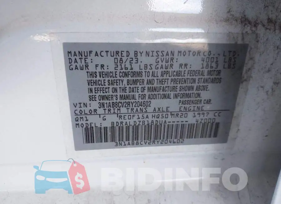 3N1AB8CV2RY204602 Photo# 9