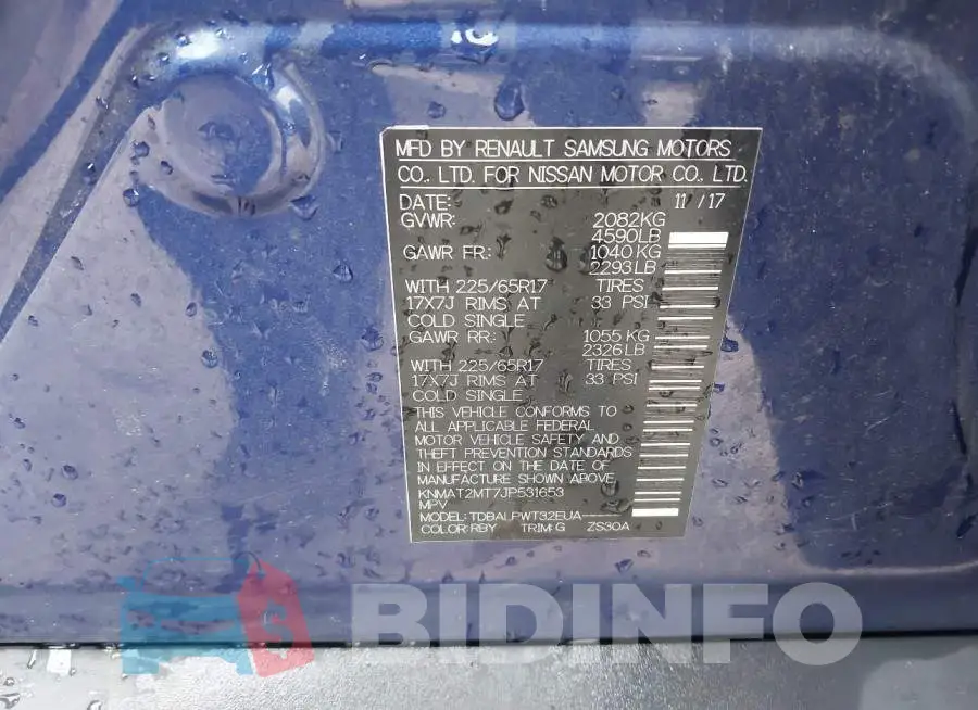 KNMAT2MT7JP531653 Photo# 9