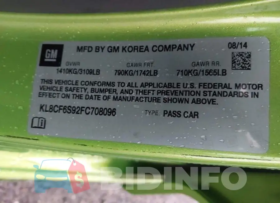 KL8CF6S92FC708096 Photo# 9