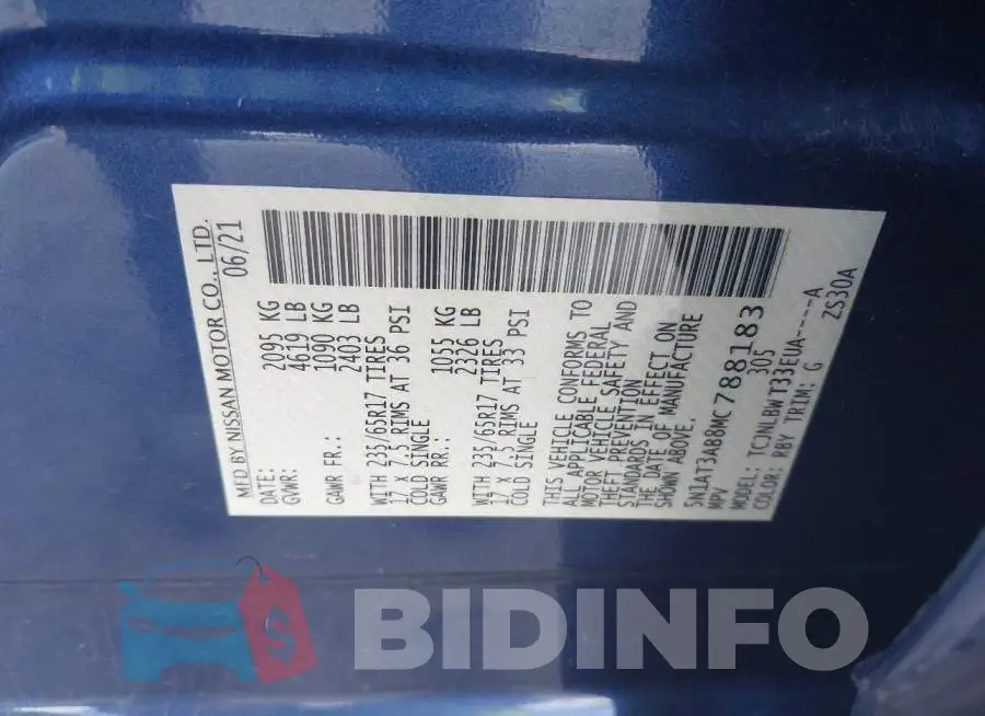 5N1AT3AB8MC788183 Photo# 9