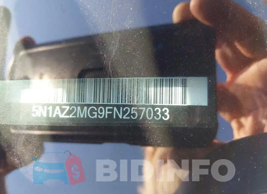5N1AZ2MG9FN257033 Photo# 9