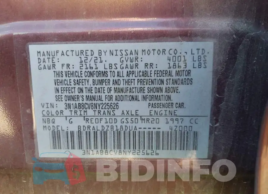3N1AB8CV8NY225626 Photo# 9