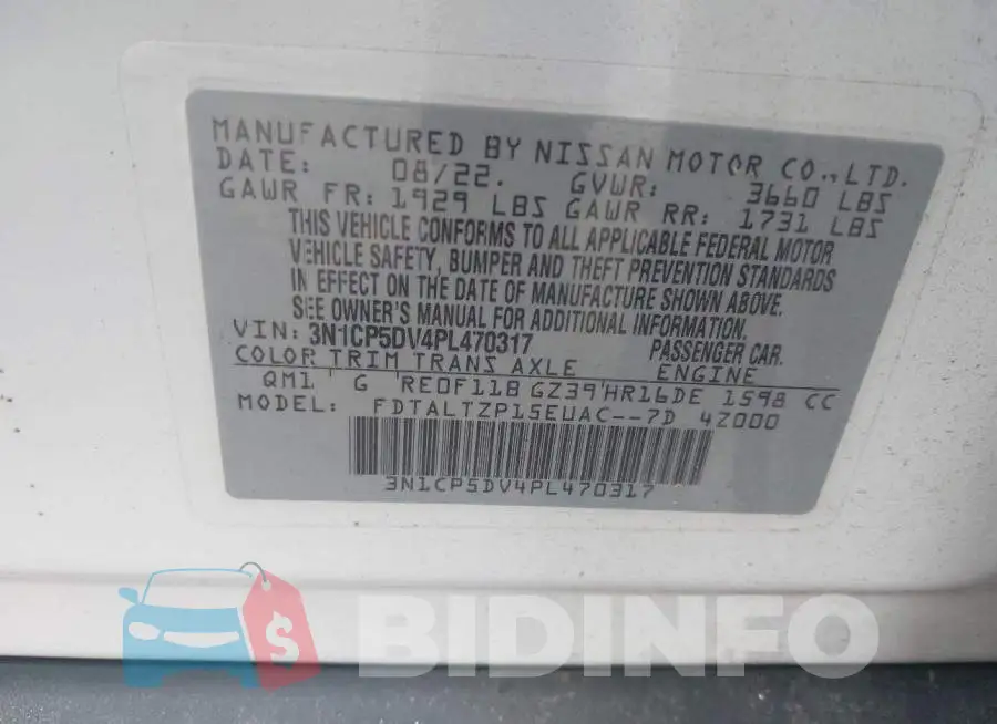 3N1CP5DV4PL470317 Photo# 9