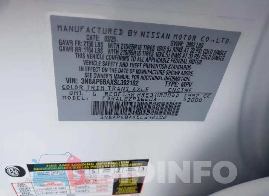 3N8AP6BAXSL392102 Photo# 9