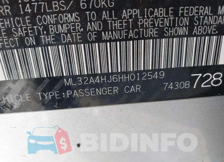ML32A4HJ6HH012549 Photo# 9