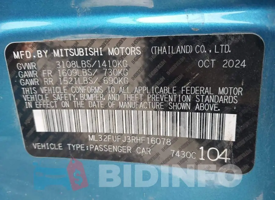 ML32FUFJ3RHF16078 Photo# 9