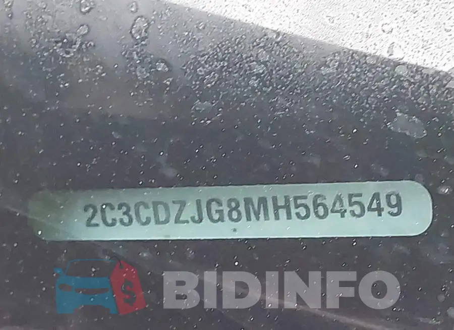 2C3CDZJG8MH564549 Photo# 18