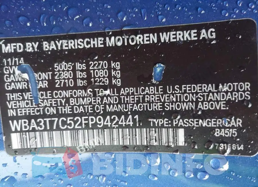 WBA3T7C52FP942441 Photo# 9
