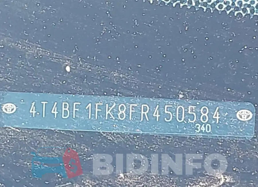 4T4BF1FK8FR450584 Photo# 17