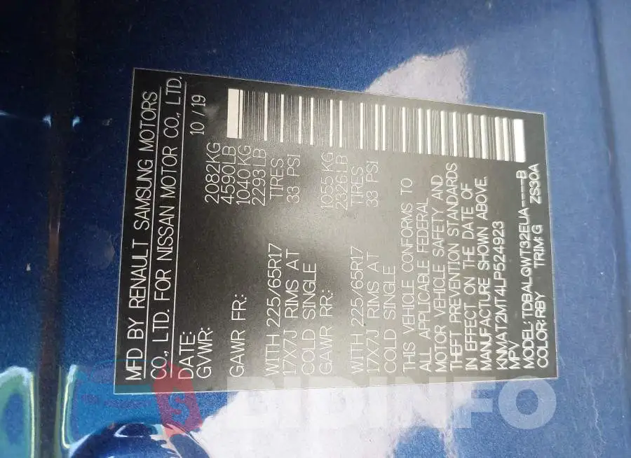 KNMAT2MT4LP524923 Photo# 9