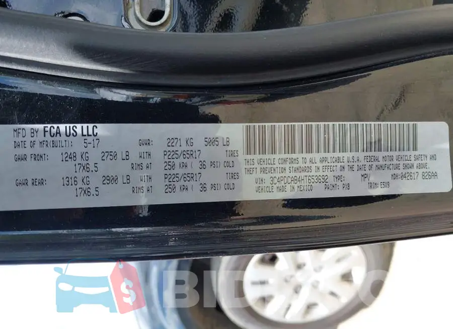 3C4PDCAB4HT653692 Photo# 9