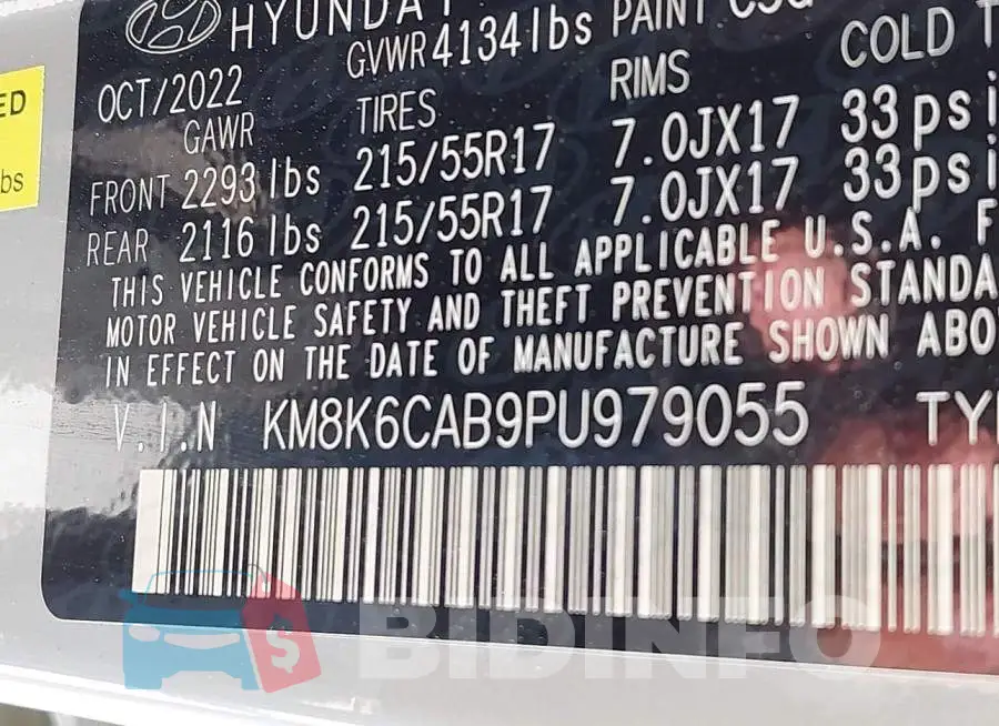 KM8K6CAB9PU979055 Photo# 9
