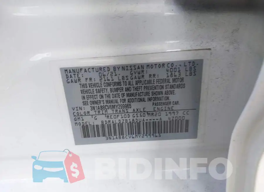 3N1AB8CV6MY299965 Photo# 9