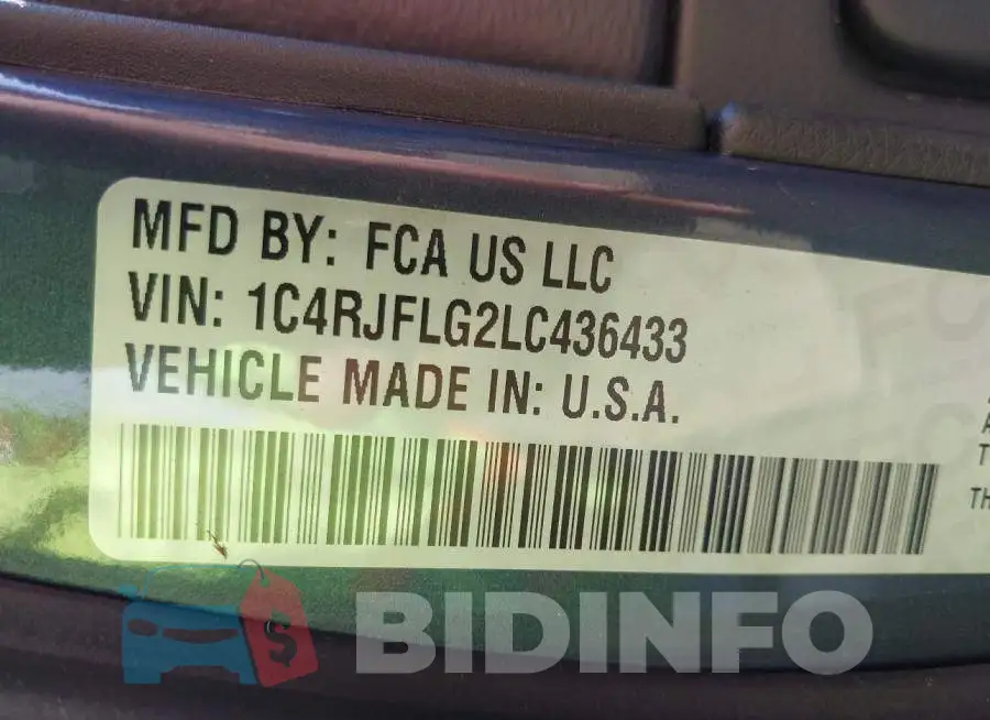 1C4RJFLG2LC436433 Photo# 9