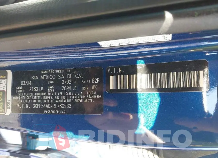 3KPF54AD2RE780933 Photo# 9