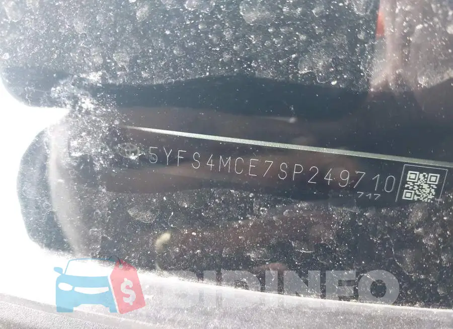 5YFS4MCE7SP249710 Photo# 17