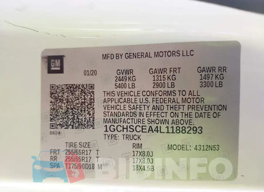 1GCHSCEA4L1188293 Photo# 9