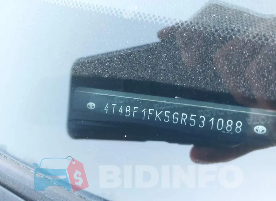 4T4BF1FK5GR531088 Photo# 9