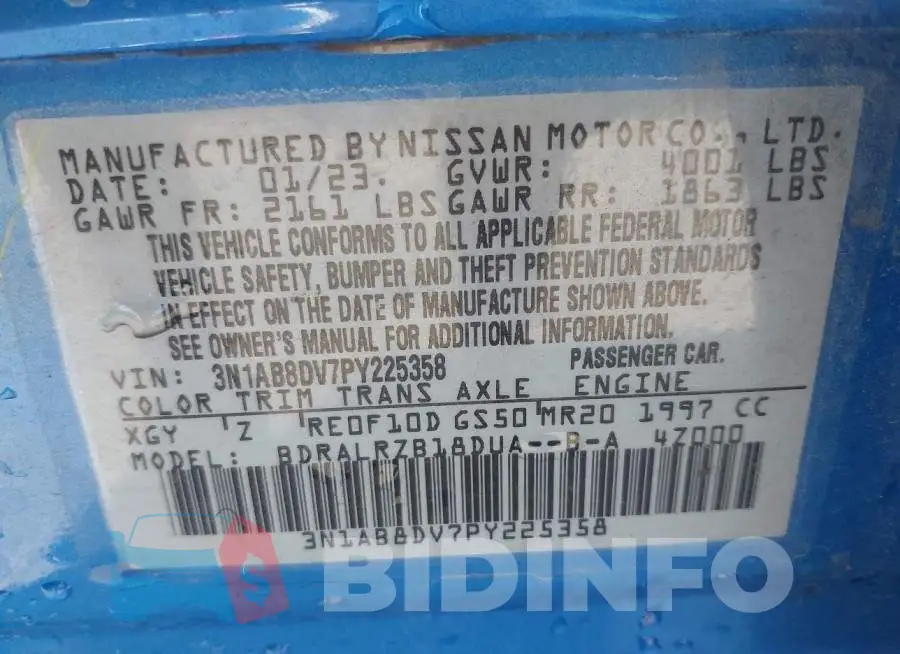 3N1AB8DV7PY225358 Photo# 9