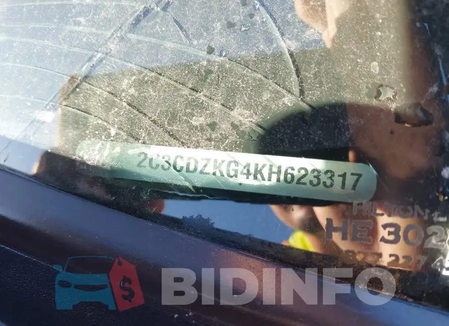 2C3CDZKG4KH623317 Photo# 9