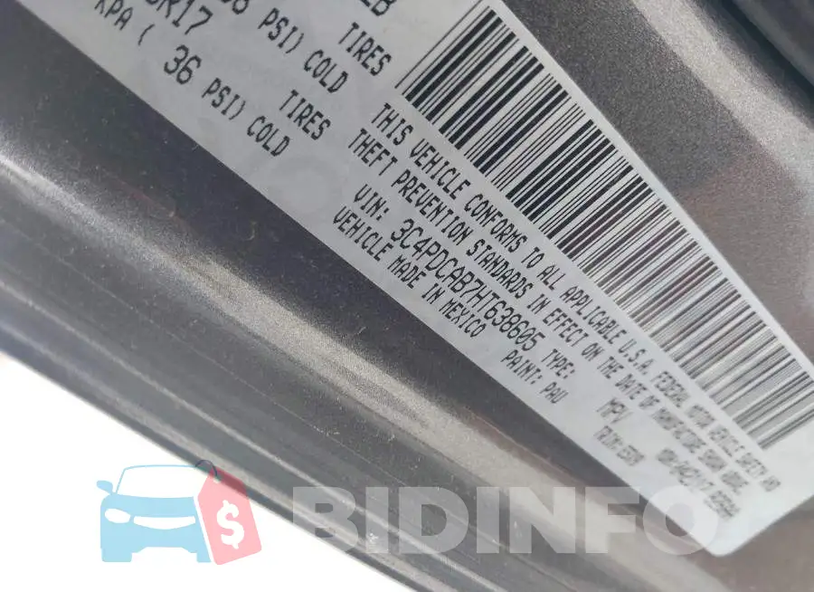 3C4PDCAB7HT638605 Photo# 9