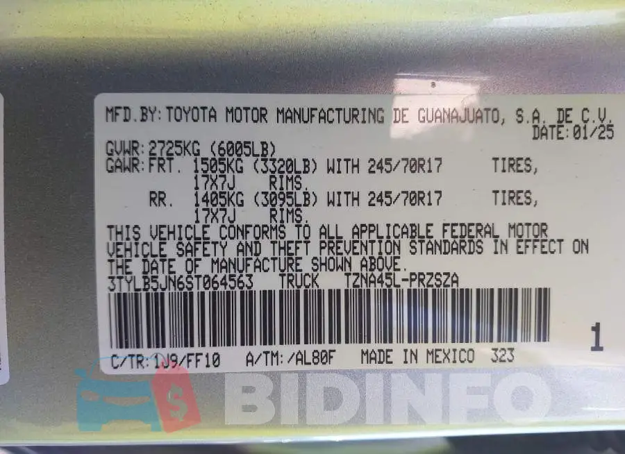 3TYLB5JN6ST064563 Photo# 9