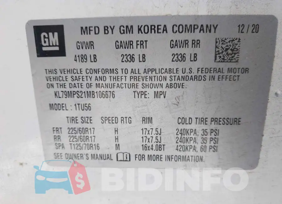 KL79MPS21MB106676 Photo# 9
