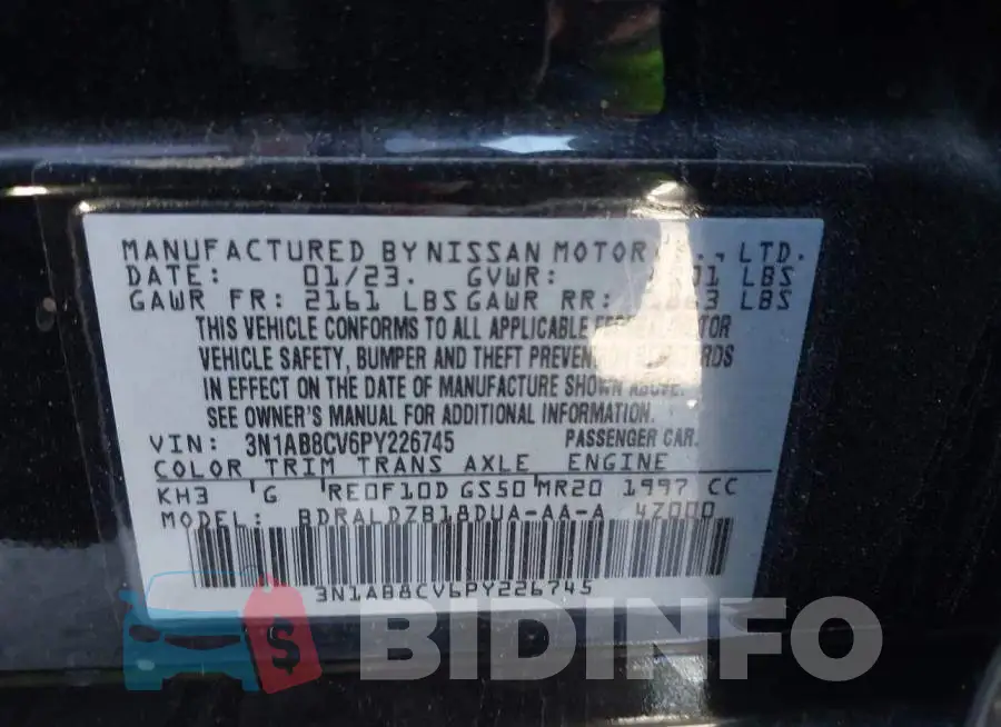 3N1AB8CV6PY226745 Photo# 9