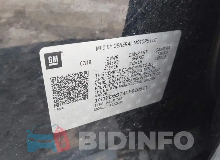 1G1ZD5ST4LF010511 Photo# 9
