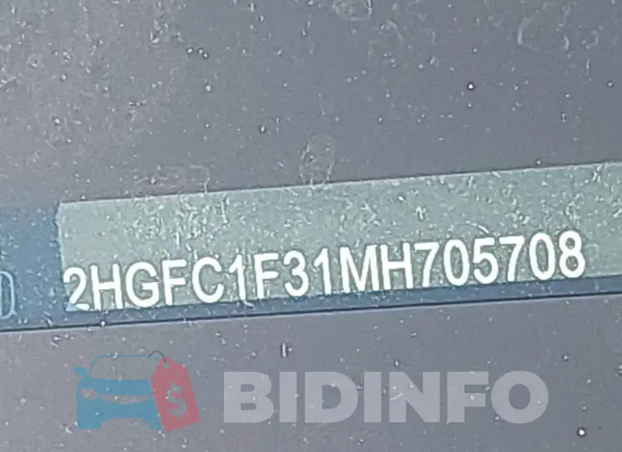 2HGFC1F31MH705708 Photo# 18
