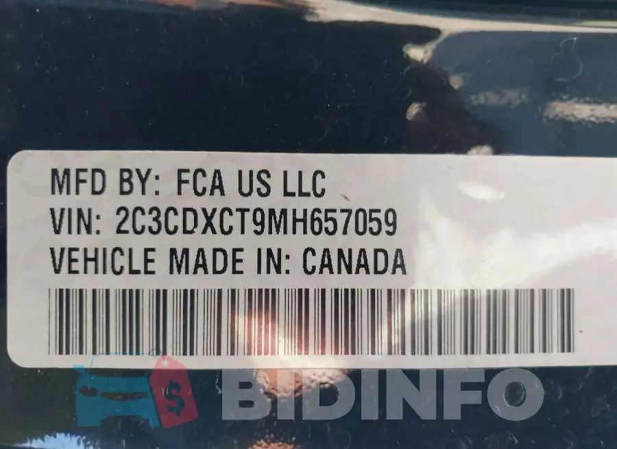 2C3CDXCT9MH657059 Photo# 9