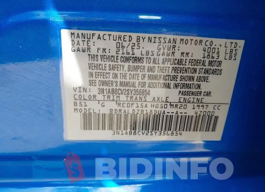 3N1AB8CV2SY356854 Photo# 9