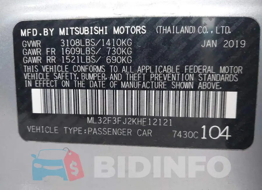 ML32F3FJ2KHF12121 Photo# 9