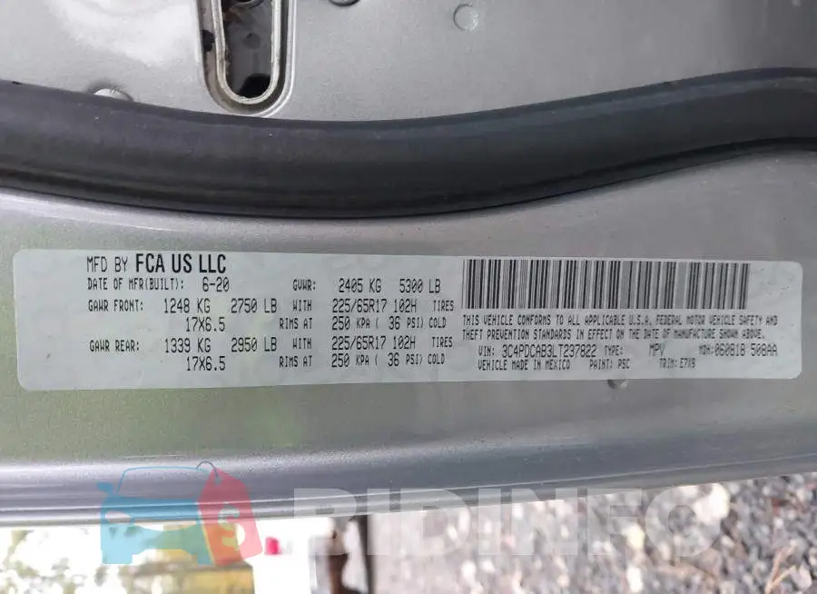 3C4PDCAB3LT237822 Photo# 9