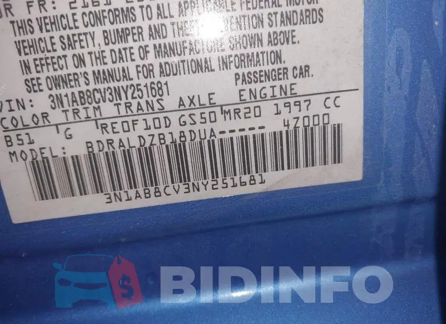 3N1AB8CV3NY251681 Photo# 9