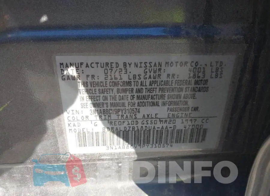 3N1AB8CV9PY310574 Photo# 9