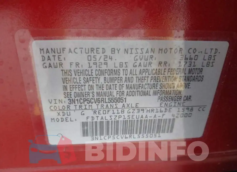 3N1CP5CV6RL555051 Photo# 9
