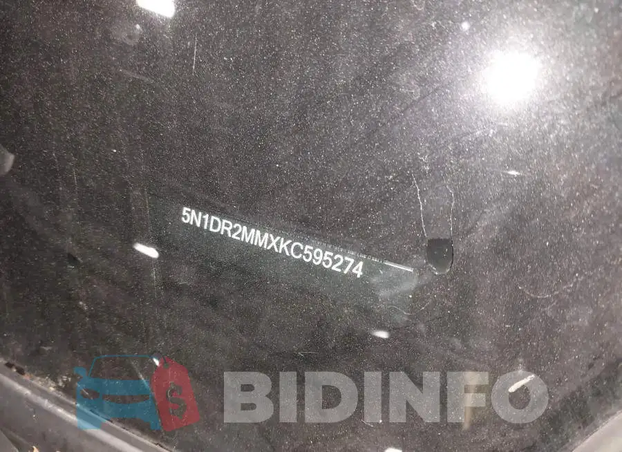 5N1DR2MMXKC595274 Photo# 9