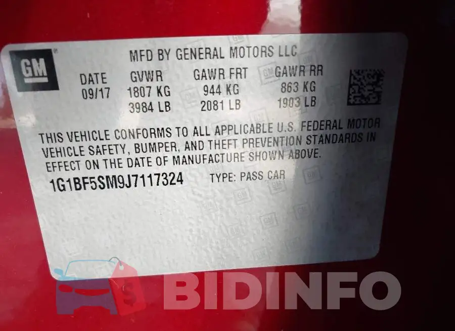 1G1BF5SM9J7117324 Photo# 9