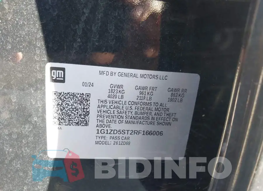 1G1ZD5ST2RF166006 Photo# 9