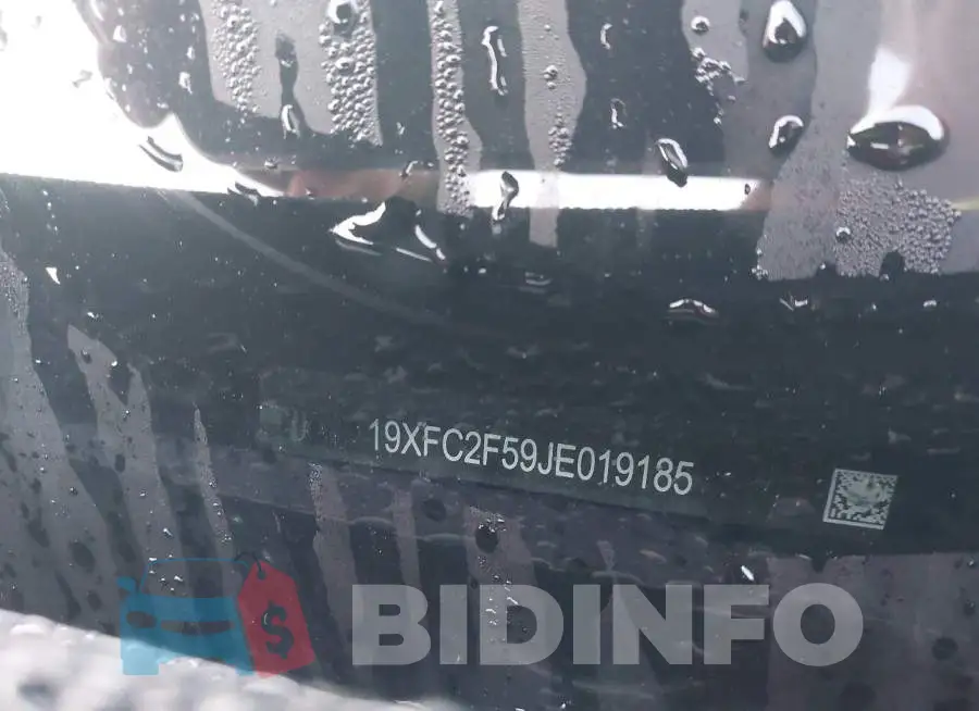 19XFC2F59JE019185 Photo# 9