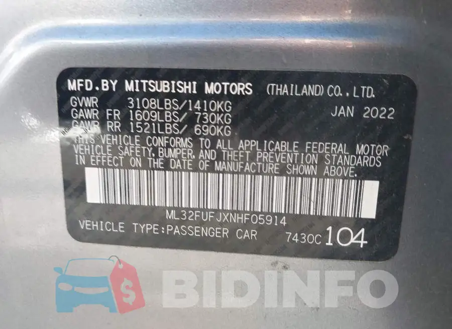 ML32FUFJXNHF05914 Photo# 9