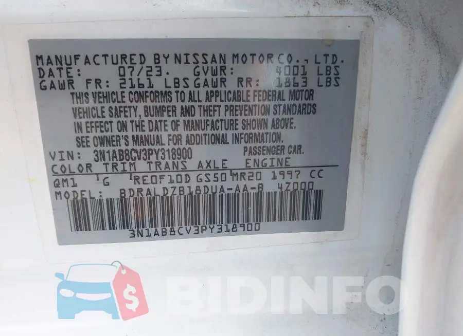 3N1AB8CV3PY318900 Photo# 9