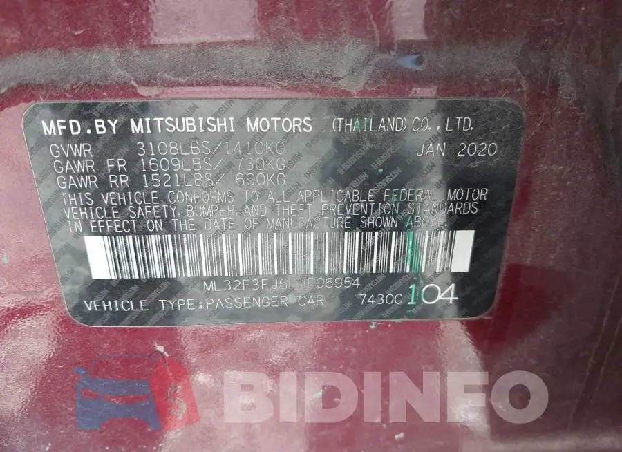 ML32F3FJ6LHF06954 Photo# 9