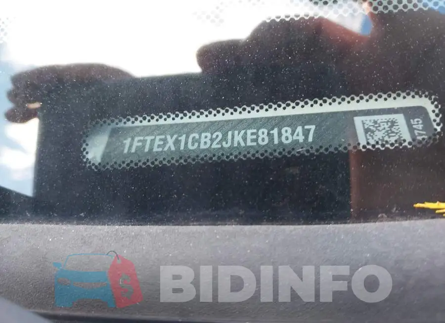 1FTEX1CB2JKE81847 Photo# 9