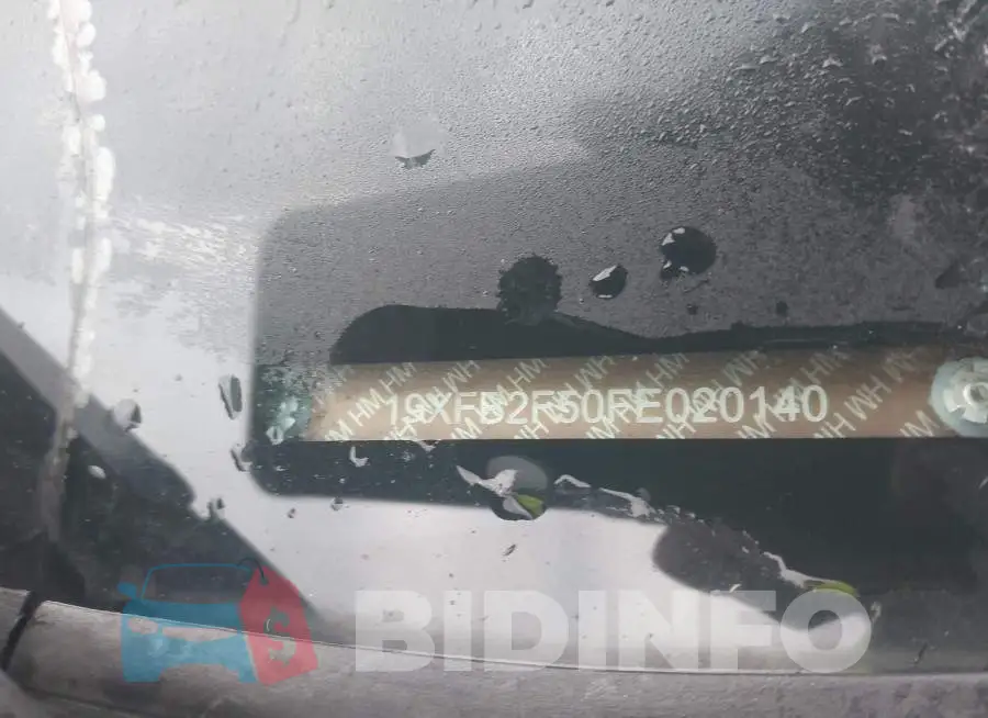 19XFB2F50FE020140 Photo# 9